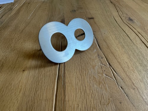 Metall hausnummer zahl - metall,