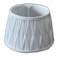 Lampenschirm Plissee Weiß TL