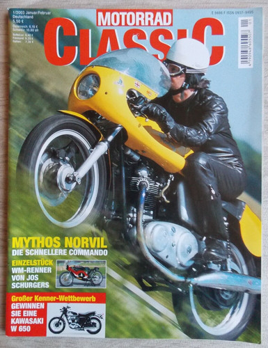 Motorrad classic 2003 norvil - classic, 1/2003
