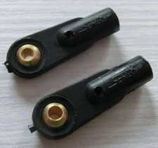 2x Kugelgelenk S0050 Kugelpfanne Messing Kugel robbe Schlüter Hubschrauber Heli