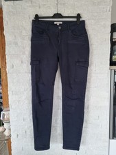 Comma Jeans Hose dunkelblau
