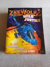 ZeeWolf 2 Wild Justice Amiga Game. Rare, Complete & Sealed 