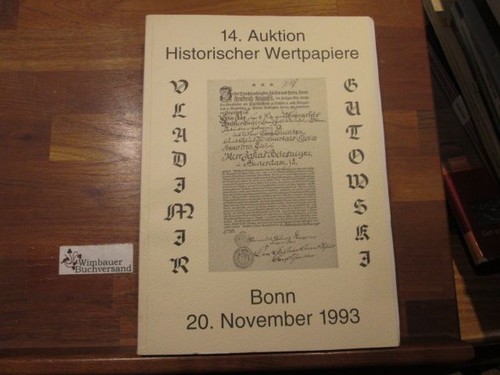 Auktion für historische - 14.,