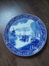 Delft Wandteller blau weiß