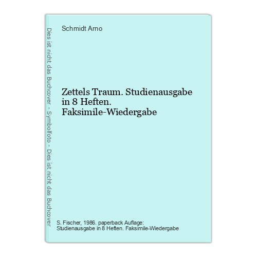 Zettels traum studienausgabe - zettels,