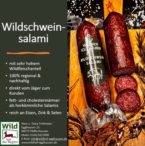 Wildschweinsalami - ,, 80%