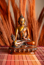 Medizin Buddha Messing