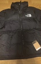 The North Face Retro Nuptse 700 Jacke, Schwarz, Größe L