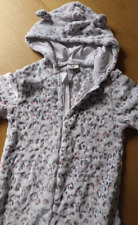 Fleece-Onesie/ Jumpsuit gemustert/ Animalprint, Kinder, Größe 158