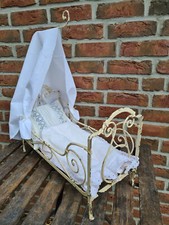 Puppenbett antik Jugendstil klappbar