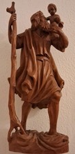 Christophorus Figur Lindenholz
