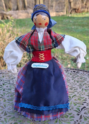 Trachten puppe holz figur - trachten,