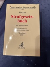  Fischer Strafgesetzbuch 2025
