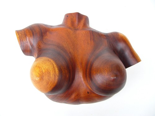 Frauen büste aus holz von - frauen-büste,