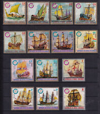 Guinea Ecuartorial 1975 MiNr. 650 - 663 Satz Schiffe Segelschiffe  postfrisch **