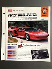 1971 - 1997 Vector W8-M12
