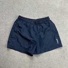 CHAMPION Herren Badehose Badeshorts Gr. S Beach Shorts Boxer Logo 19117 Blau