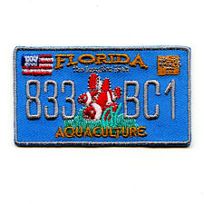 Florida Autokennzeichen FL USA US Bundesstaaten Patch Aufnäher Aufbügler 0610