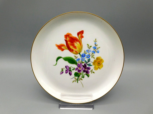Meissen prunkteller goldrand - meissen,