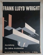1952 Poster FRANK LLOYD WRIGHT