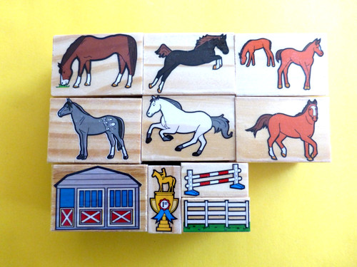 Motivstempel stempel pferd - pferd, &