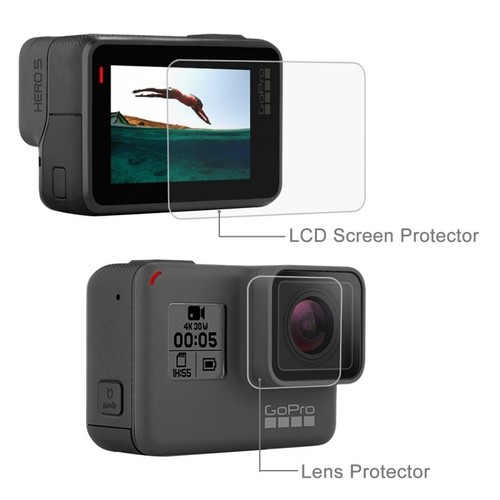Hartglas set gopro hero - 1x,
