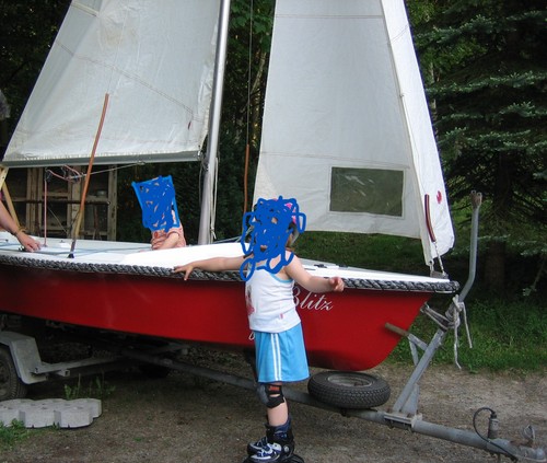 Segeljolle elritze gfk - segeljolle, "elritze",