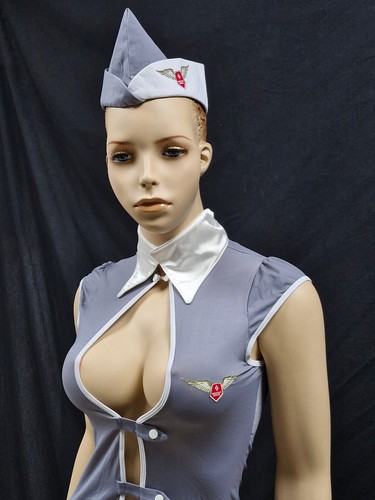 Sexy stewardess kostüm - stewardess,