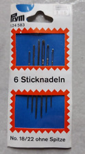 Sticknadeln 6 Stück ohne Spitze unterschiedliche Größen eine VE von Prym