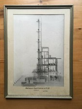 AK Altes Foto Cuxhaven Firma Franz Hebold 1959 Methanol Destillation + Rahmen