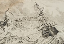 Schiff auf stürmischer See