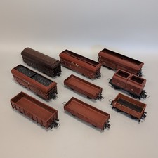 Konvolut 9x Mix Trix Güterwagen Bordwagen Erzwagen Selbstentlade | H0 HO 1:87 #7