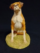 Country Artists Figur "Boxerhund". D. Geenty. 5,25 Zoll groß. 4,5" breit. GC.