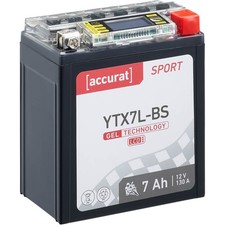 Motorradbatterie YTX7L-BS Gel