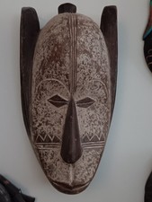 Large Hand Carved African Mask