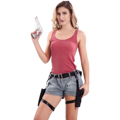Doppel holster inkl - doppel-holster, silbernen