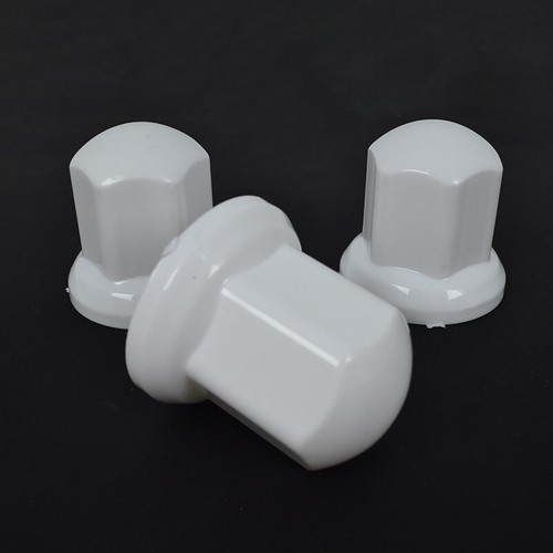 Radmutterkappen 33mm weiß - 33mm, 20