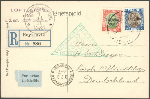 Zeppelinpost 1931 - zeppelinpost,