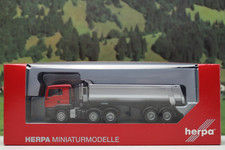Herpa 1:87 156080 MAN TGS L SZ Muldenkipper LKW rot in Ovp Nr.5214