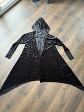 Killstar Cardigan Mantel Blasphemia Longline Gothic M Neu Samt