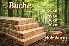 Buche Holzbrett unbesäumt