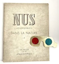 Nus Académiques Dans la Nature. ANAGLYPHES, 3-D Aktbilder, 1930  