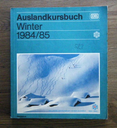 Auslandkursbuch winter 1984 - auslandkursbuch, 1984/85