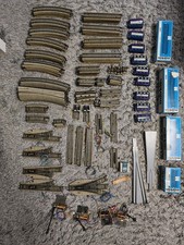 Märklin H0 M Gleis Konvolut mit Weichen Signalen Schaltern