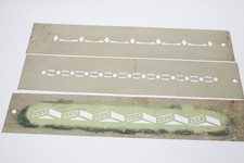 3x alte Wandschablone