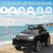 Porsche Cayenne SUV Kinderspielzeugauto Elektroauto Vorwärtsfahrt Scheinwerfer