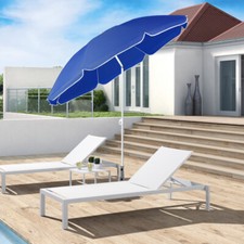 Sekey Sonnenschirm Balkon 160cm mit Schutzhülle Knickbar Strandschirm Camping