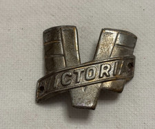 Victoria  Steuerkopfschild Markenschild Fahrrad Schutzblech Alt Emblem Oldtimer