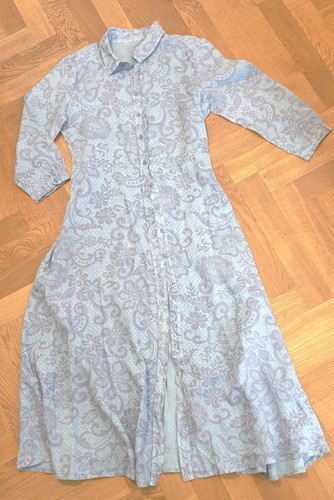 Leinen kleid lang m - lang,