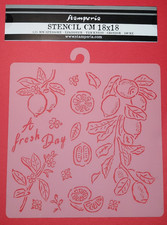 Stamperia Blue Dream Lemons Schablone/ Stencil